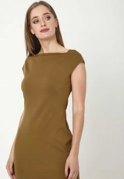 Madam-T SENAYA - Robe Fourreau - Senf -Madam-T Soldes 2022 00711733dcf945f892b8f80713fb03dd