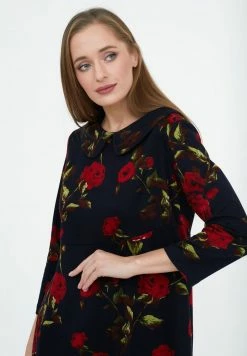 Madam-T IVONI - Robe De Jour - Blau/rot -Madam-T Soldes 2022 00a3d8403a96478cb16333ddec1ffe35