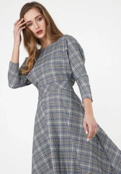 Madam-T ASUANA - Robe De Jour - Grau/ Indigo 10 Madam-T ASUANA - Robe De Jour - Grau/ Indigo -Madam-T Soldes 2022 01404dd847bd46ffadf92e6a3fe9bd20