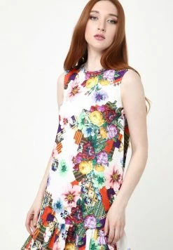 Madam-T GAISA - Robe De Jour - Beige, Lila -Madam-T Soldes 2022 01f7632761a44f92b71951daf0bf6187