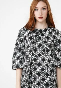 Madam-T Blouson Bomber - Schwarz-weiss -Madam-T Soldes 2022 02461b19d6824bb180ce7473d222a527