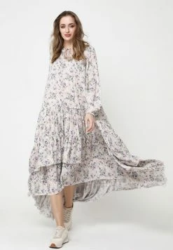 Madam-T ANINA - Robe De Jour - Grau, Khaki -Madam-T Soldes 2022 025bb267f3b840de9044509ffeb88a54