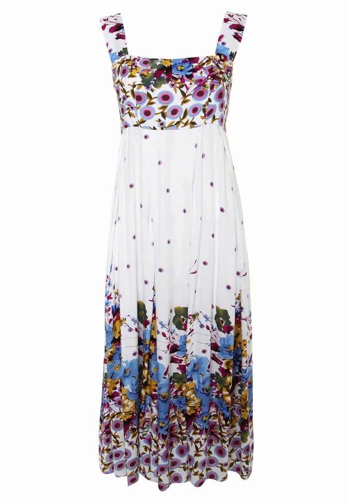 Madam-T TOSCANA - Robe De Jour - Weiß, Hellblau 7 Madam-T TOSCANA - Robe De Jour - Weiß, Hellblau – Image 7