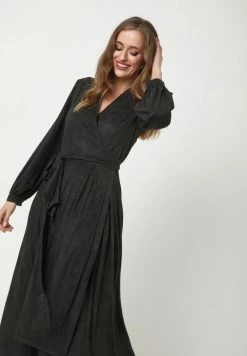 Madam-T PHACELIA - Robe Longue - Schwarz -Madam-T Soldes 2022 035e96ab4ab341839c0c25968dbae2fd