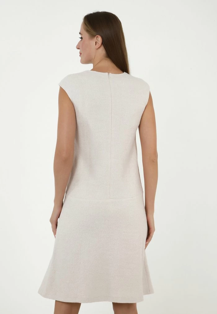 Madam-T GASCONA - Robe De Jour - Creme 3 Madam-T GASCONA - Robe De Jour - Creme – Image 3