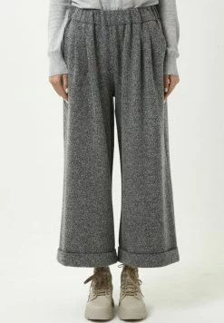 Madam-T TRESSA - Pantalon Classique - Schwarz/weiß