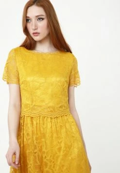 Madam-T ESPERA - Robe De Jour - Gelb -Madam-T Soldes 2022 037a1fc6d7094b4d91769d7d0e10b1d5