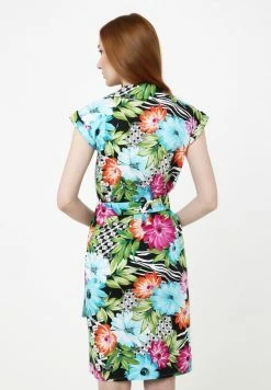 Madam-T ATERATA - Robe De Jour - Schwarz, Hellblau -Madam-T Soldes 2022 03a8b88bffb94b1ab7ca445f46dda7c8