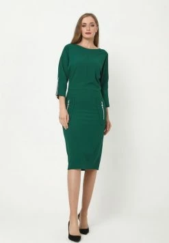 Madam-T FAUSTINA - Robe Pull - Smaragdgrün -Madam-T Soldes 2022 03d51c859b864ed2880bac4fcbf6fd4c