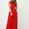 Madam-T LUSIA - Robe Longue - Rot