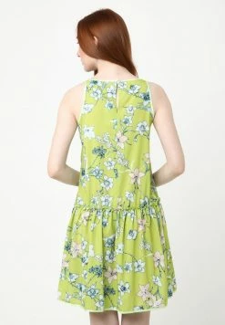 Madam-T LAZUR - Robe De Jour - Hellgrün Weiß -Madam-T Soldes 2022 04977617a860449f909b96a8caae667a