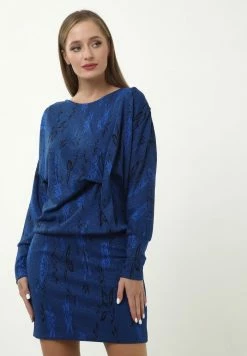 Madam-T CHERRY - Robe Fourreau - Indigo