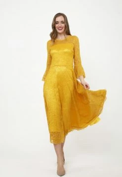 Madam-T Robe De Soirée - Gelb