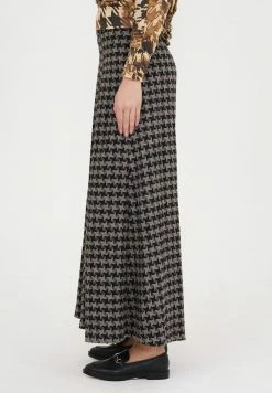 Madam-T GIZA - Pantalon Classique - Beige/black -Madam-T Soldes 2022 05159f478236403b9ae2a946f2e01788