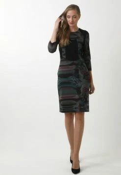 Madam-T ALMAZA - Robe Fourreau - Grau/aqua -Madam-T Soldes 2022 05357fef1ab545cbb38849c69c1af4bc