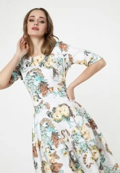 Madam-T Robe De Jour - Milchig, Hellbraun -Madam-T Soldes 2022 053807d2620c49c096bf5dd1cc238db6