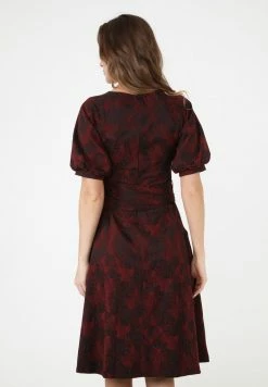 Madam-T VARNA - Robe De Jour - Schwarz/ Weinrot -Madam-T Soldes 2022 054fe6e25c8f42d294cd715df14374f1