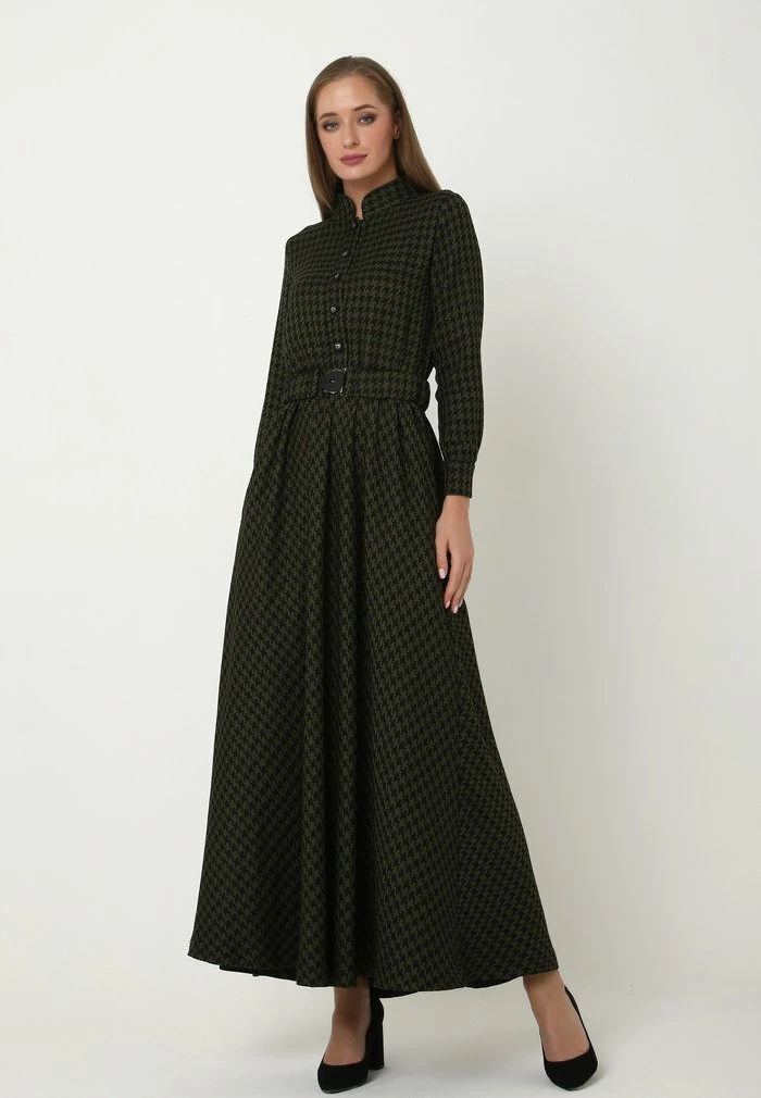 Madam-T ALLTAGS EVELINA - Robe Longue - Khakifarben 2 Madam-T ALLTAGS EVELINA - Robe Longue - Khakifarben – Image 2