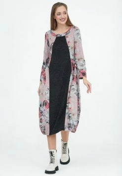 Madam-T ROSHELE - Robe De Jour - Hellgrün/rosa -Madam-T Soldes 2022 059eb2ab84e641199b14cb29924ec096