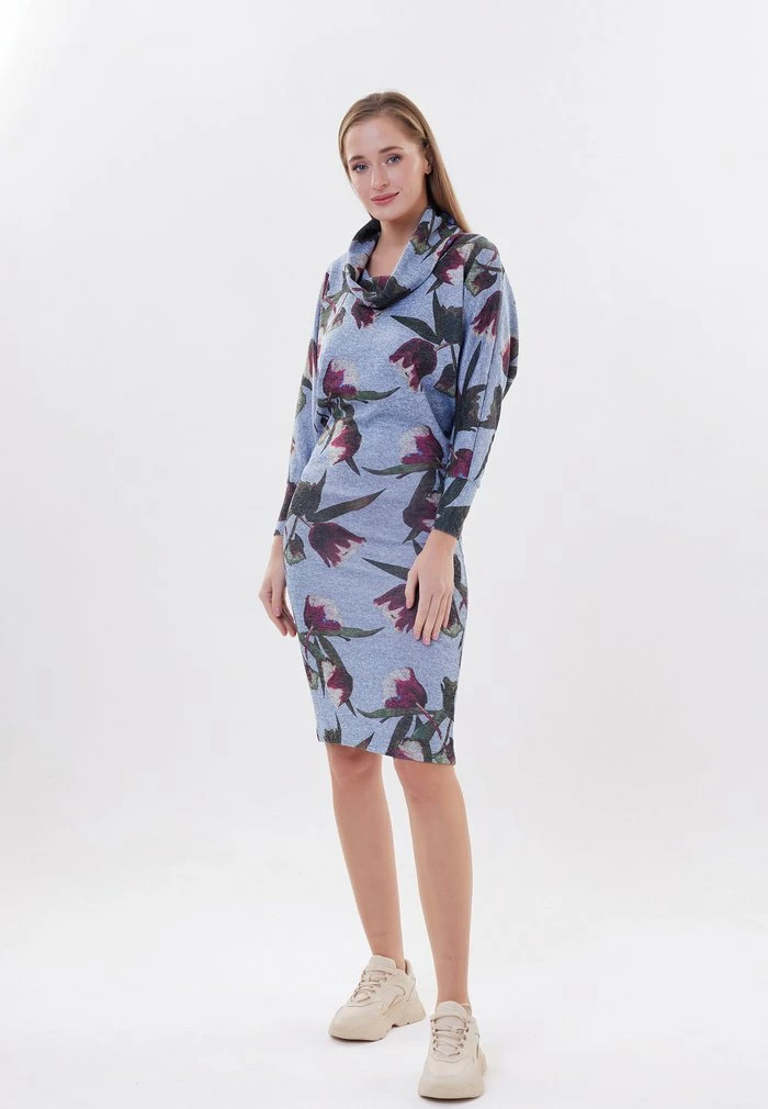 Madam-T LETUCHYA MISHE - Robe Pull - Hellblau/grün 2 Madam-T LETUCHYA MISHE - Robe Pull - Hellblau/grün – Image 2