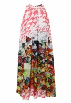 Madam-T FAVIA - Robe De Jour - Weiß, Rosa -Madam-T Soldes 2022 070278c120b74aa09d0777462dec84a2