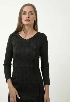 Madam-T BURNLI - Robe Fourreau - Wein Rot/ Grün -Madam-T Soldes 2022 07079ba411bc40b48ff1a07a3ffde2fb