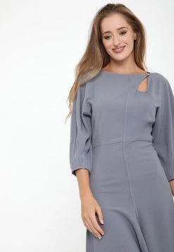 Madam-T Robe De Jour - Hellgrau -Madam-T Soldes 2022 07153e739a84402a9285b588f72d8c04