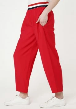 Madam-T CRETA - Pantalon Classique - Red -Madam-T Soldes 2022 0796cf1c509441d69293e70a0b550642