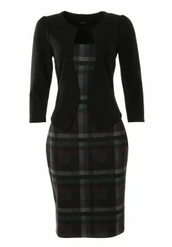 Madam-T EISSELA - Robe Fourreau - Pflaume, Grün -Madam-T Soldes 2022 07e5b6bfb7f84890be3530750708d6f2