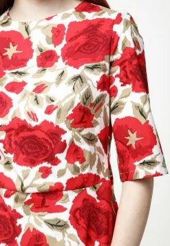 Madam-T SANATA - Robe De Jour - Milchig / Rot -Madam-T Soldes 2022 081a455135f04d3398376a73e7583ef0