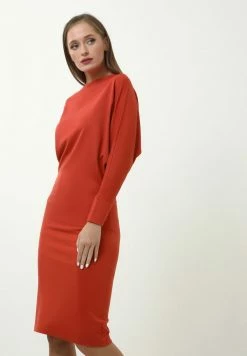 Madam-T GERA - Robe Fourreau - Terrakotta -Madam-T Soldes 2022 084c7f00effb46c6ac8d097586b5abe1