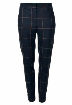 Madam-T MARIO - Pantalon Classique - Blue/brown -Madam-T Soldes 2022 087acfb45cc74f5f8e399d747afaf79c