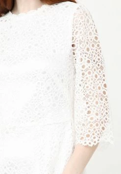 Madam-T SONATERA - Robe Fourreau - Weiß -Madam-T Soldes 2022 08bebbb5fb4a4e6d9521c930d42eb90b