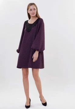 Madam-T KRIAMA - Robe De Jour - Lila -Madam-T Soldes 2022 09b9a15976504348963d4fe6452ab0c7