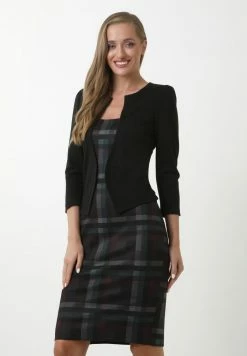 Madam-T EISSELA - Robe Fourreau - Pflaume, Grün