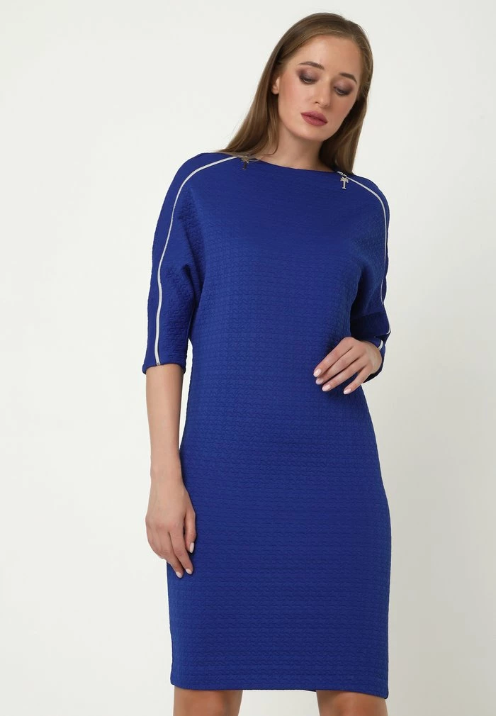 Madam-T ALLTAGS - Robe Fourreau - Indigo 1 Madam-T ALLTAGS - Robe Fourreau - Indigo