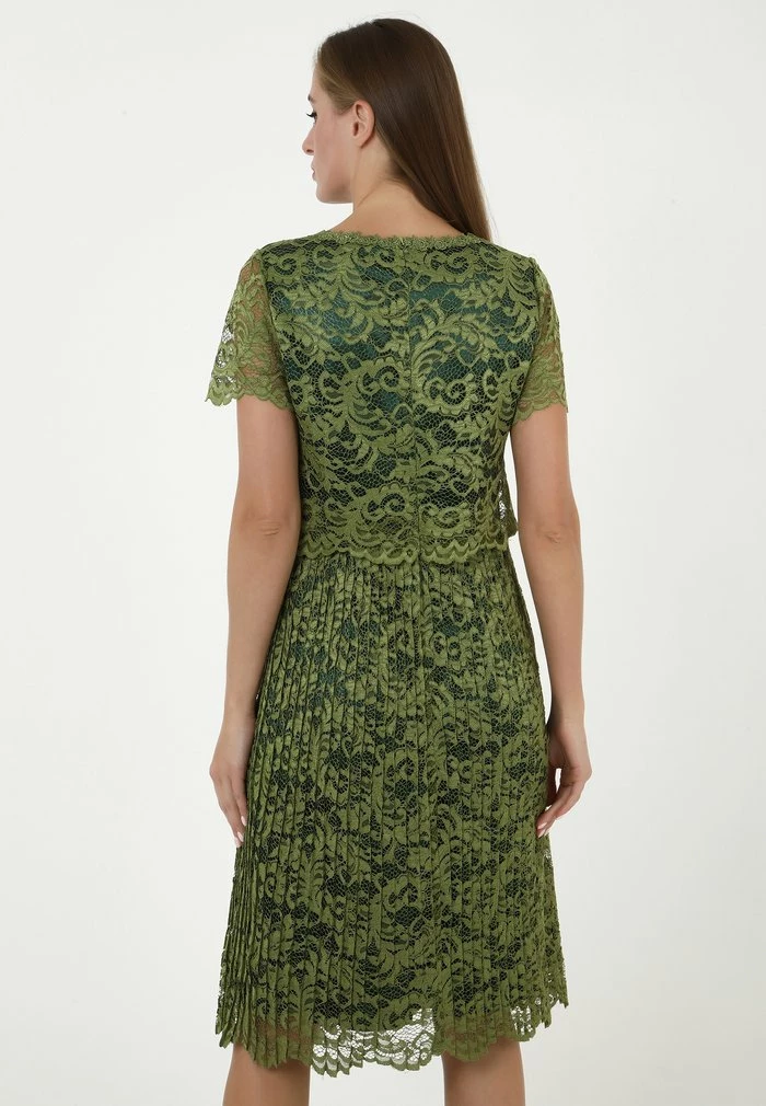 Madam-T ESPERA - Robe De Soirée - Olive 3 Madam-T ESPERA - Robe De Soirée - Olive – Image 3