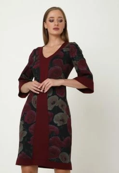 Madam-T REINA - Robe Fourreau - Dark Red -Madam-T Soldes 2022 0a550f9adbb5446db207b3beeccb8b08