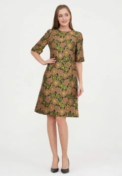 Madam-T SANATA - Robe De Jour - Blau Golden -Madam-T Soldes 2022 0aadf3df7ff54a709a8a0e75f7b73416