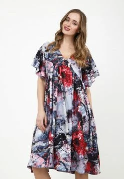 Madam-T Robe De Jour - Dunkelgrau Weinrot 9 Madam-T Robe De Jour - Dunkelgrau Weinrot -Madam-T Soldes 2022 0ac9f94585c040b5bca906b200b970e4