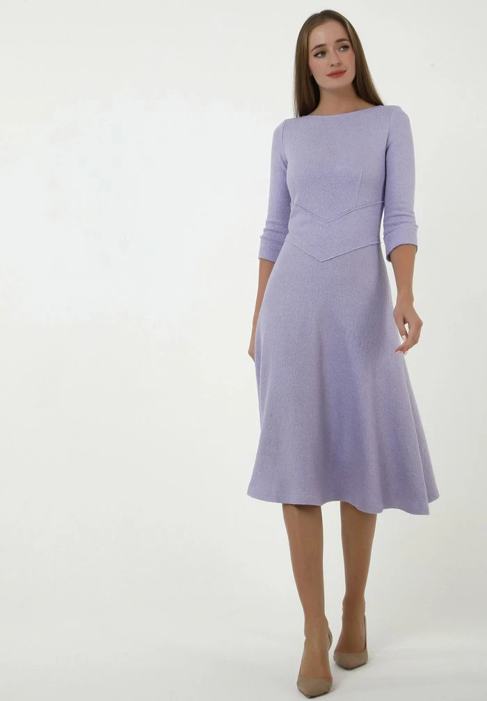 Madam-T YANNA - Robe En Jersey - Lila 7 Madam-T YANNA - Robe En Jersey - Lila – Image 7