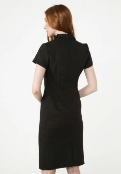 Madam-T KONTATA - Robe Fourreau - Khaki/ Schwarz -Madam-T Soldes 2022 0aed39a55c6c40729a95440ec067c148