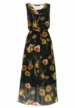 Madam-T ZAKIA - Robe De Jour - Schwarz, Gelb -Madam-T Soldes 2022 0aeedc98240b410d9ae94feeed065845