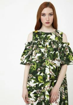 Madam-T NINEL - Robe De Jour - Milchig, Khaki -Madam-T Soldes 2022 0af79b7b5a5e4bc49c98a274521e9337