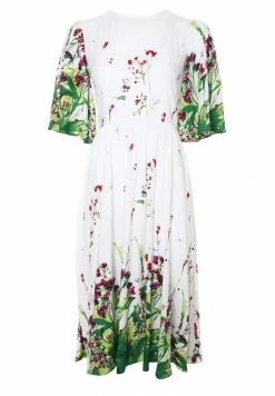 Madam-T TEREZIA - Robe De Jour - Weiß/hellgrün -Madam-T Soldes 2022 0b5fb0c30c314212b36e0330568ddb14