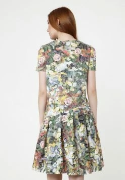 Madam-T Robe De Jour - Grün Gelb -Madam-T Soldes 2022 0bcea0bf601c41139d0ac71e00c5eafe