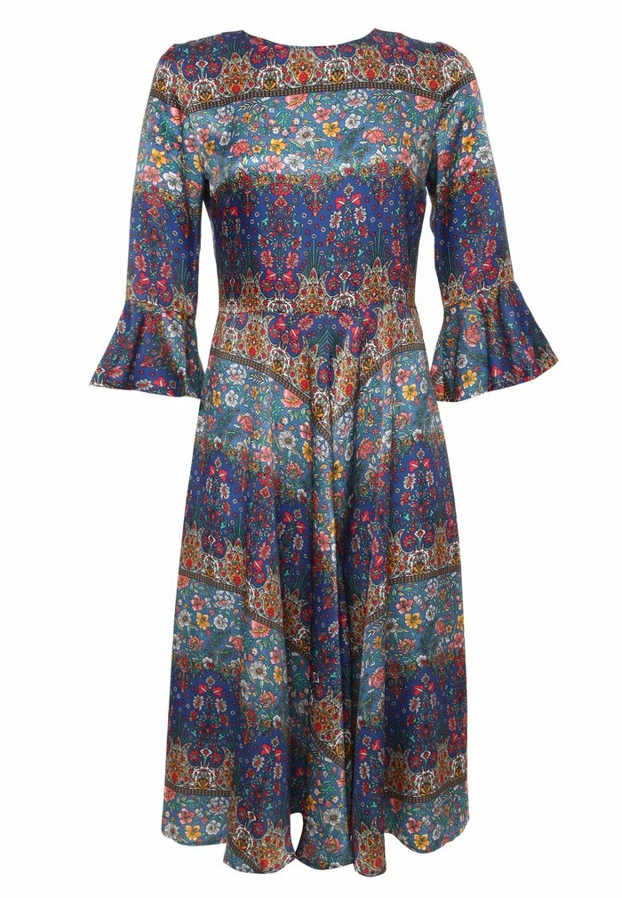 Madam-T JULIETTE - Robe De Jour - Blau, Rot 7 Madam-T JULIETTE - Robe De Jour - Blau, Rot – Image 7