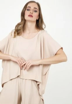 Madam-T SHARON - T-shirt Basique - Beige