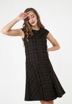 Madam-T Robe De Jour - Schwarz/ Senf -Madam-T Soldes 2022 0c4b20dd62bc4f4e8c3f3dd366c92906