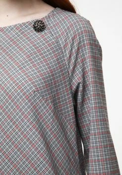 Madam-T FERULE - Robe Fourreau - Grau/ Pink -Madam-T Soldes 2022 0caa3b914251403f9733bc616287a004